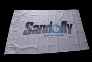 Баннер-флажок из ткани, отпечатанный на эко-сольвентном принтере 1,6 м (5 футов) WER-ES160